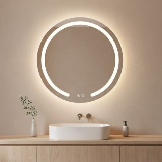 Lustro ścienne LED 70cm Modern