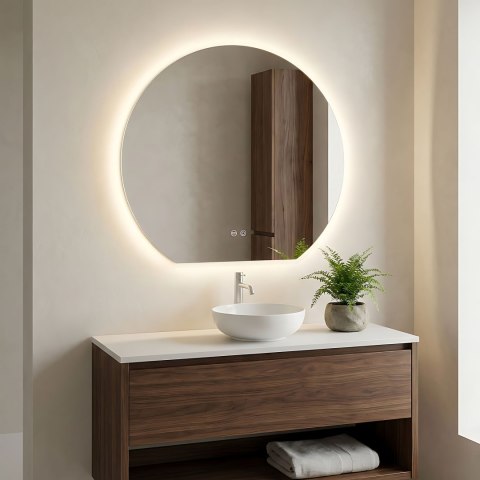Lustro ścienne LED 80cm Fabio