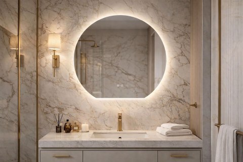 Lustro ścienne LED 80cm Fabio