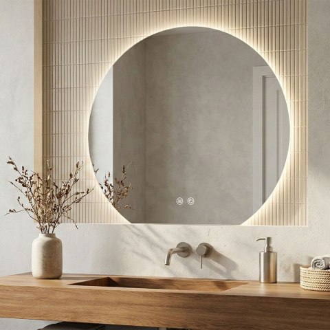 Lustro ścienne LED 90cm Fabio