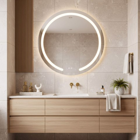 Lustro ścienne LED 90cm Modern