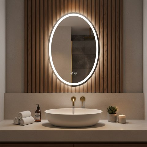 Lustro ścienne LED Marco 50x70 cm