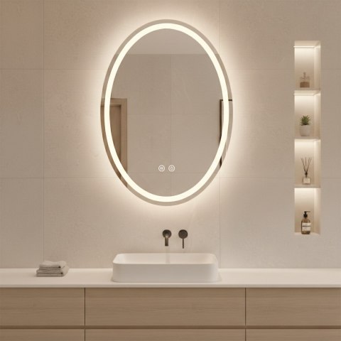 Lustro ścienne LED Marco 60x80 cm