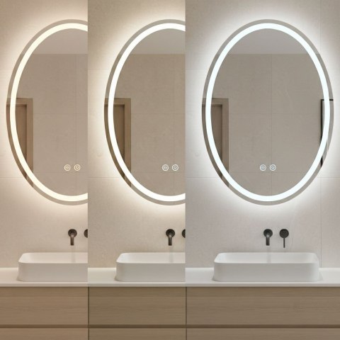 Lustro ścienne LED Marco 60x80 cm