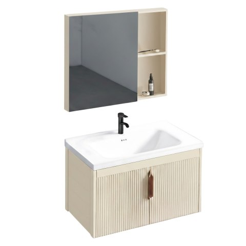 Zestaw mebli łazienkowych z Umywalką Astor 60cm Beżowy