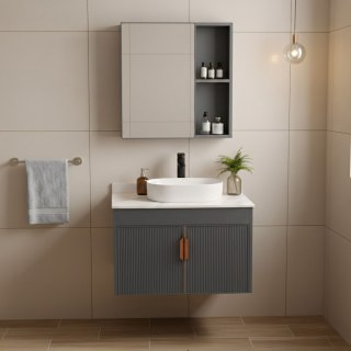 Zestaw mebli łazienkowych z blatem Modo 60cm Szary