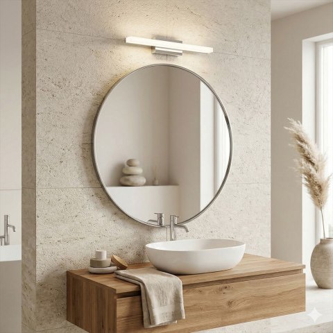 KINKIET ŁAZIENKOWY LED 42CM APP1845-1W CHROM