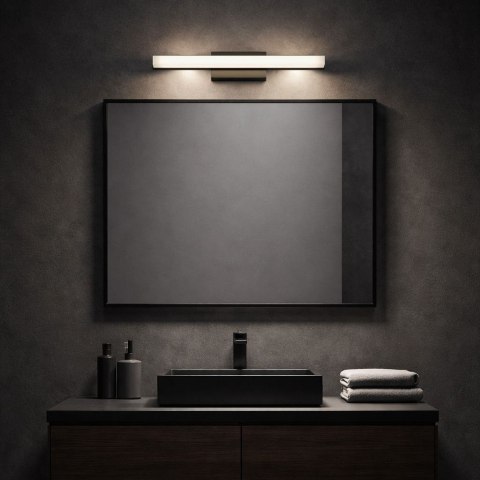 KINKIET ŁAZIENKOWY LED 42CM APP1854-1W BLACK