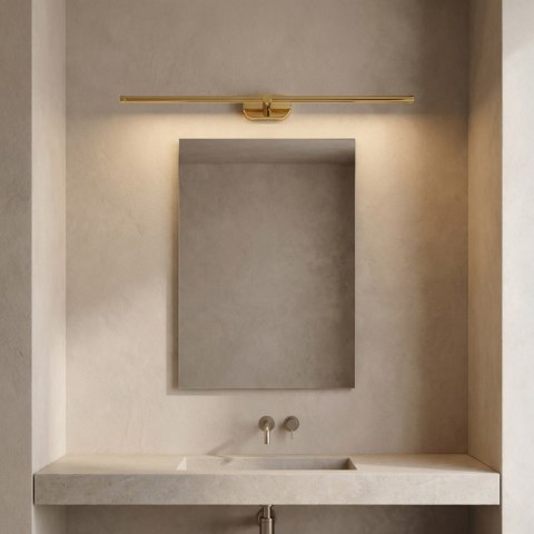 Kinkiet łazienkowy LED APP1891-1W 80 cm Złoty