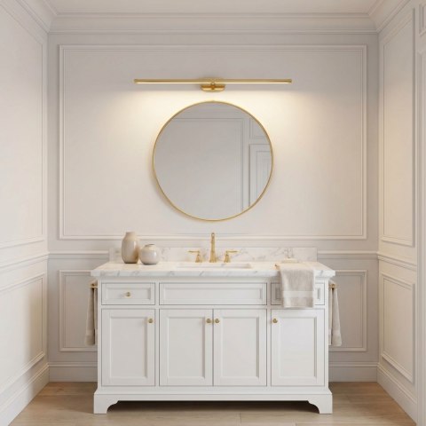 Kinkiet łazienkowy LED APP1891-1W 80 cm Złoty