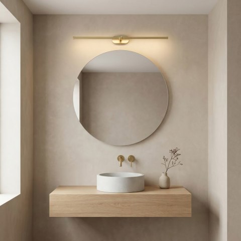Kinkiet łazienkowy LED APP1894-1W 80 cm Złoto szczotkowane
