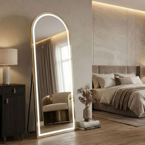LUSTRO LED Orbit 60x170cm Złote Szczotkowane