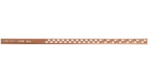 Listwa Spadkowa Brodzikowa 100cm Miedź Szczotkowana