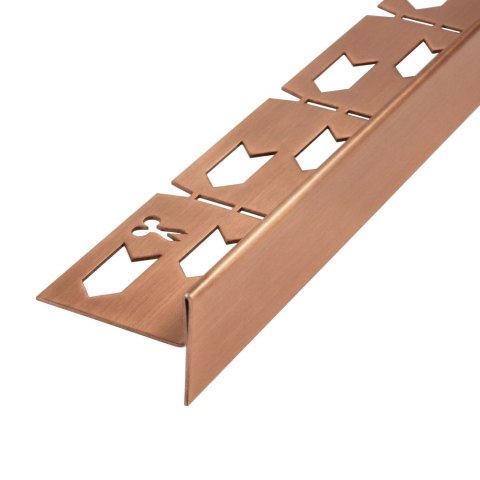 Listwa Spadkowa Brodzikowa 100cm Miedź Szczotkowana