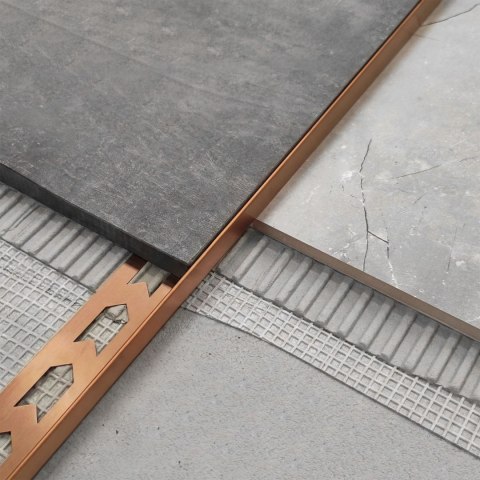 Listwa Spadkowa Brodzikowa 100cm Miedź Szczotkowana