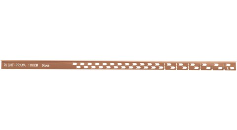 Listwa Spadkowa Brodzikowa 100cm Miedź Szczotkowana