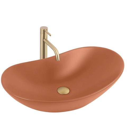 Umywalka nablatowa Rea Royal Cinnamon Matt