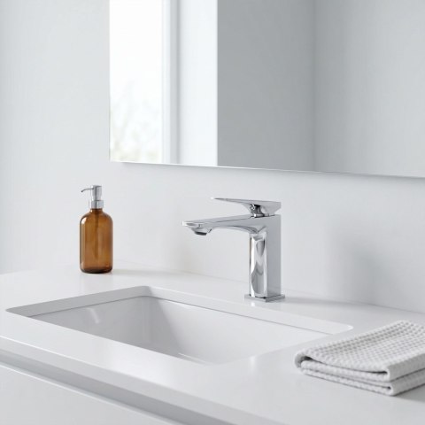 Bateria Umywalkowa PREMIUM REA Prime Chrom Niska