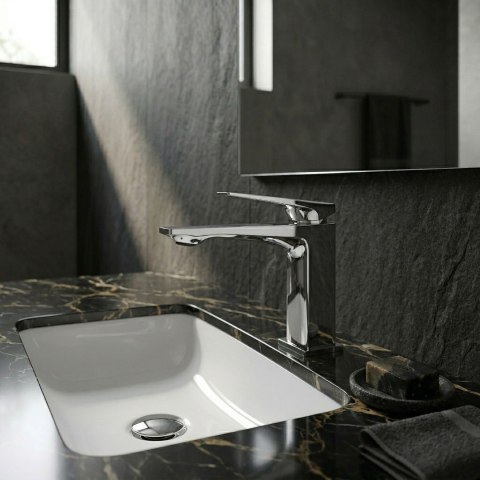 Bateria Umywalkowa PREMIUM REA Prime Chrom Niska