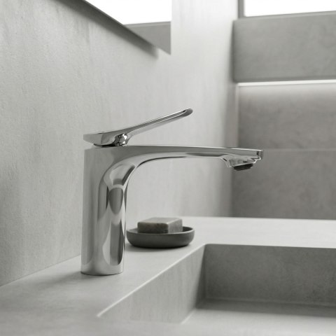 Bateria Umywalkowa PREMIUM REA Vision Chrom Niska