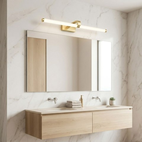 Kinkiet łazienkowy LED APP1886-1W 60cm Złoty Szczotkowany