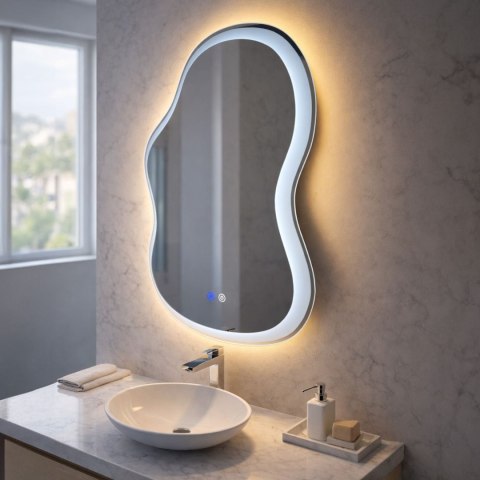 LUSTRO ŚCIENNE LED UNO DOUBLE 80x55 cm