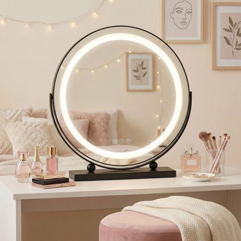 Lustro LED MAKE-UP Black 40 cm