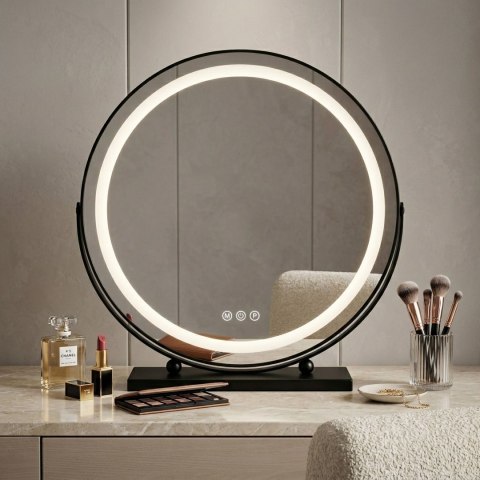 Lustro LED MAKE-UP Black 50 cm