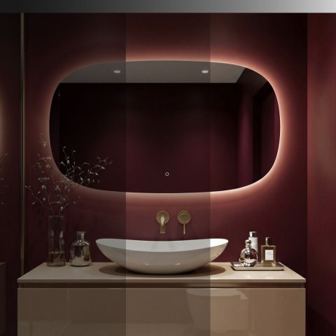 Lustro ścienne LED 100x60cm TOP-4