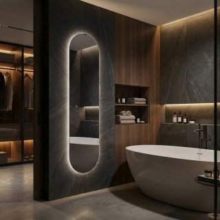 Lustro ścienne LED 150x50cm MOL-OV