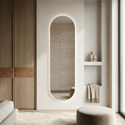 Lustro ścienne LED 150x50cm MOL-OV