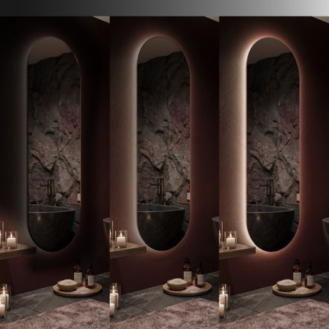 Lustro ścienne LED 150x50cm MOL-OV
