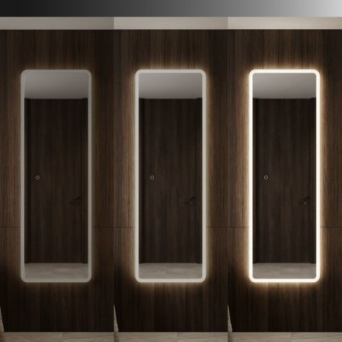 Lustro ścienne LED 150x50cm MOL-SQ