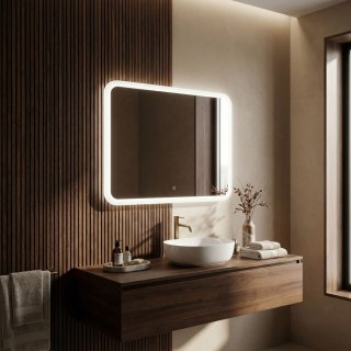 Lustro ścienne LED 80x60cm TOP-3