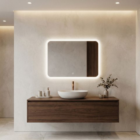 Lustro ścienne LED 80x60cm TOP-3