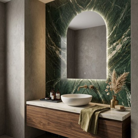 Lustro ścienne LED 90x60cm TOP-1