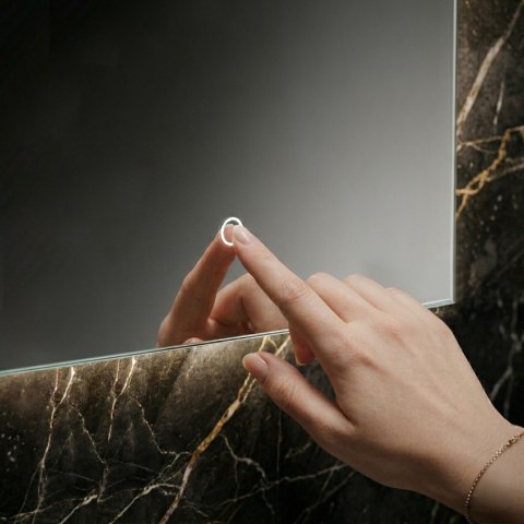 Lustro ścienne LED 90x60cm TOP-1