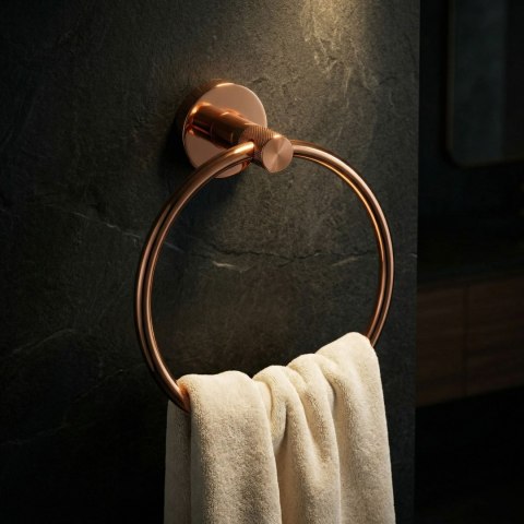 Wieszak łazienkowy Ring 6610 Modern Miedź