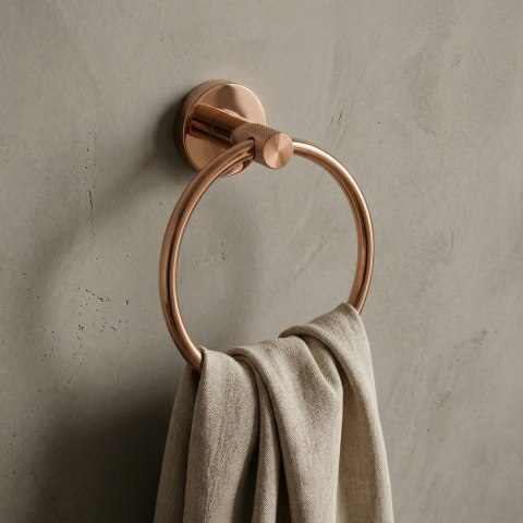 Wieszak łazienkowy Ring 6610 Modern Miedź