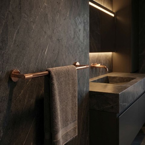 Wieszak łazienkowy jednoramienny 6603 Modern Miedź