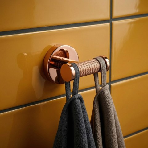Wieszak podwójny 6612 Modern Miedź