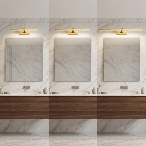 Kinkiet łazienkowy LED APP1860-1W 40 cm Złoty