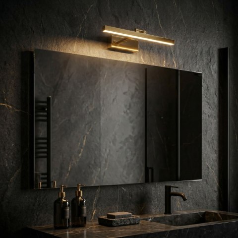 Kinkiet łazienkowy LED APP1860-1W 40 cm Złoty
