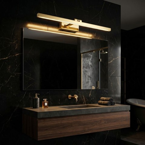 Kinkiet łazienkowy LED APP1862-1W 80 cm Złoty
