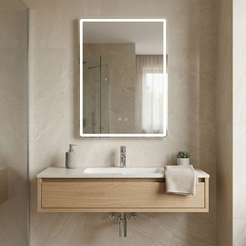 Lustro ścienne LED MARLO 70X50