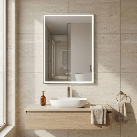 Lustro ścienne LED MARLO 80X60