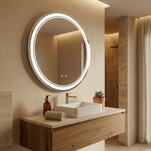 Lustro ścienne LED SOFT 80