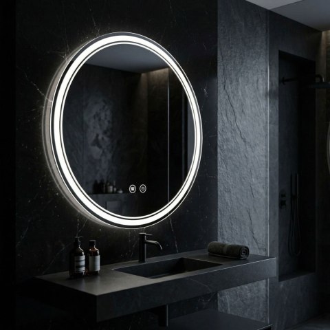 Lustro ścienne LED SOFT 90