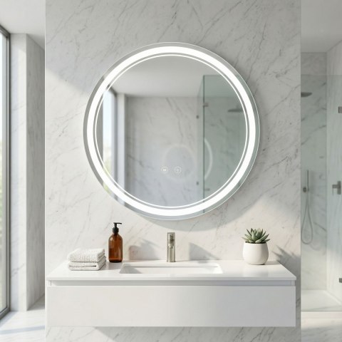 Lustro ścienne LED SOFT 90