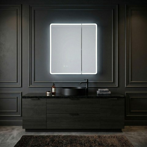 Szafka z lustrem LED M1011-60 60x70